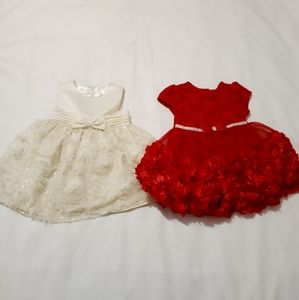 Girls dress bundle 18 m and 2t